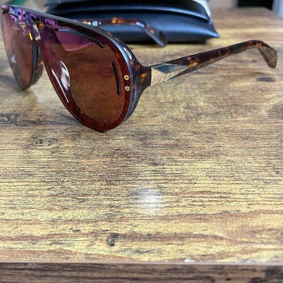 Rag & Bone Unisex RNB1041/S 086/BJ Dark Havana Pilot Sunglasses sz 99-1-145 - Picture 5 of 10